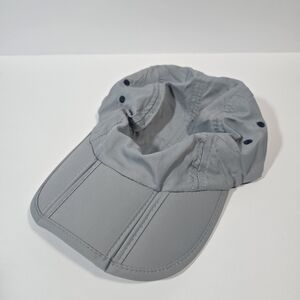 Fitkicks Folding Gray Men's Baseball Cap For Hiking, Backpacking Amd More!